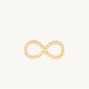 Catbird Twisted Gold Infinity Charm